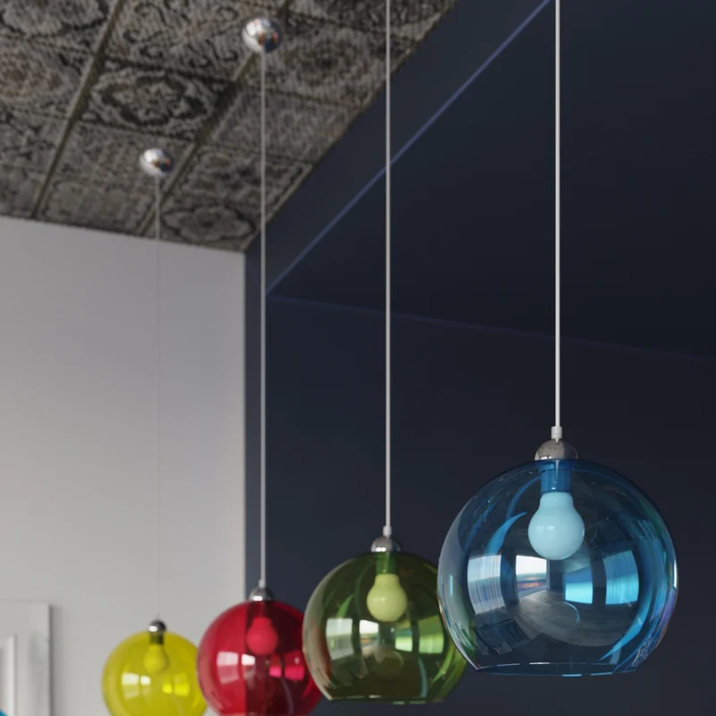Minimalistische Pendelleuchte aus weißem Glas – Nivéalis
