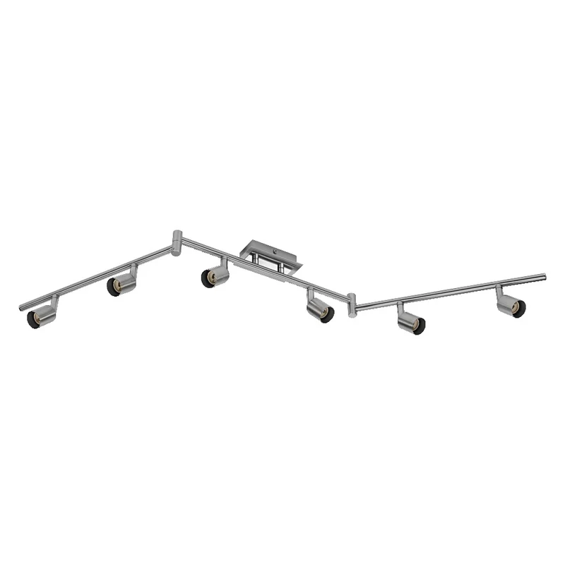 OSRAM LED Spot Cylinder Duo Deckenleuchte 6xGU10 Gebürstetes Nickel
