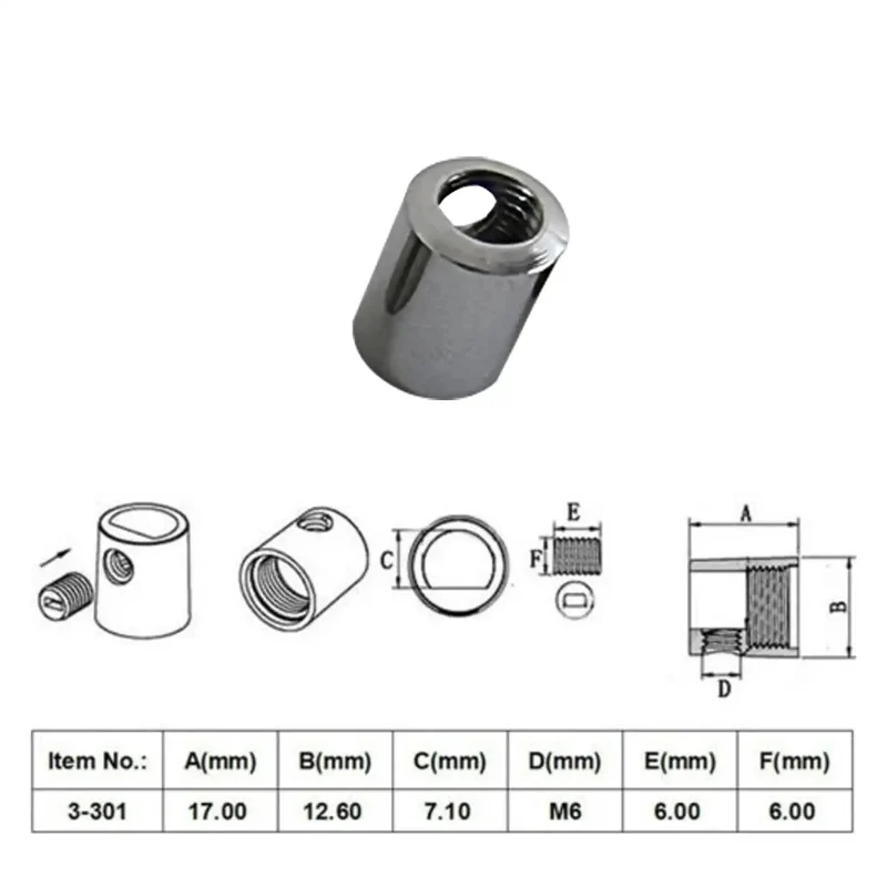 M10 Metall Zugentlastung Kordelgriff 10mm | LEDSONE ~3850