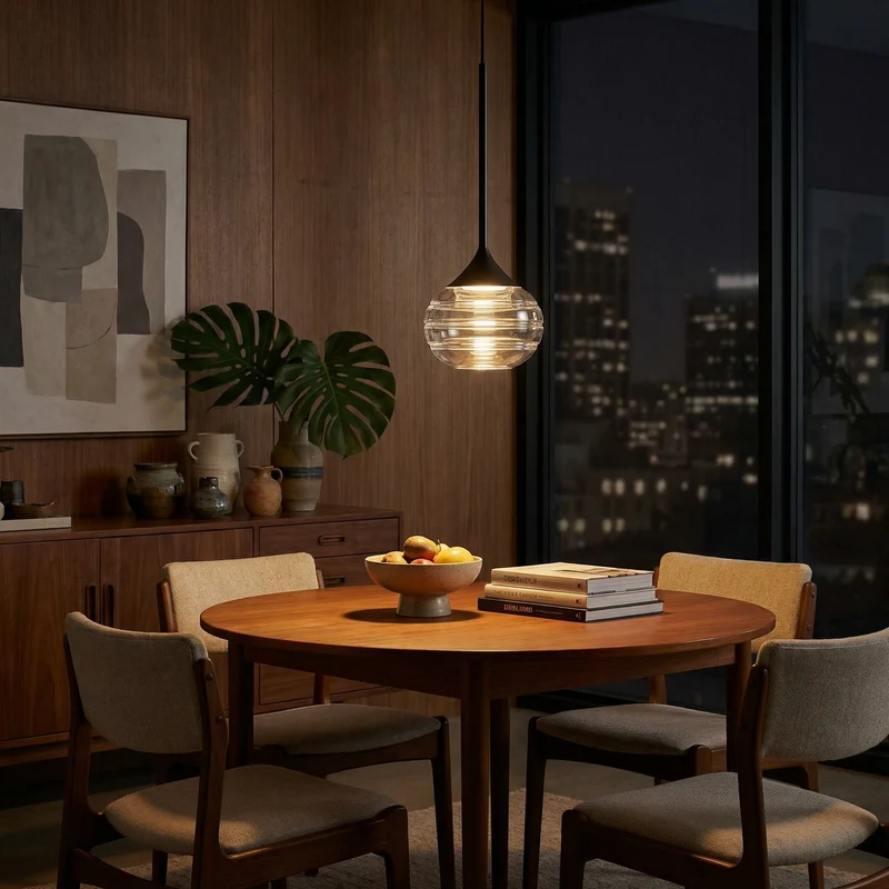 Kristall LED Pendelleuchte für Schlafzimmer und Wohnzimmer – Cristalya