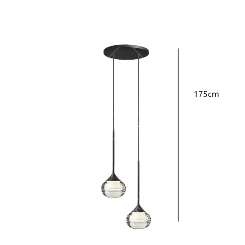 Kristall LED Pendelleuchte für Schlafzimmer und Wohnzimmer – Cristalya