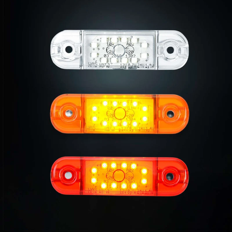 Strands Freedom Legacy Slim Markierungsleuchte mit farbiger Linse / 12 LEDs
