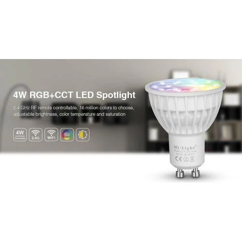 10er-Set | Spike-Strahler | Komplettset | RGB-CCT | Inkl. Lichtquelle und Fernbedienung | GU10 | IP65 | Schwarz | Rund