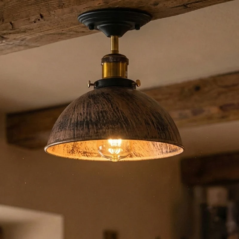 Industrial Contemporary Deckenleuchte E27 Vintage Deckenlampe ~3892