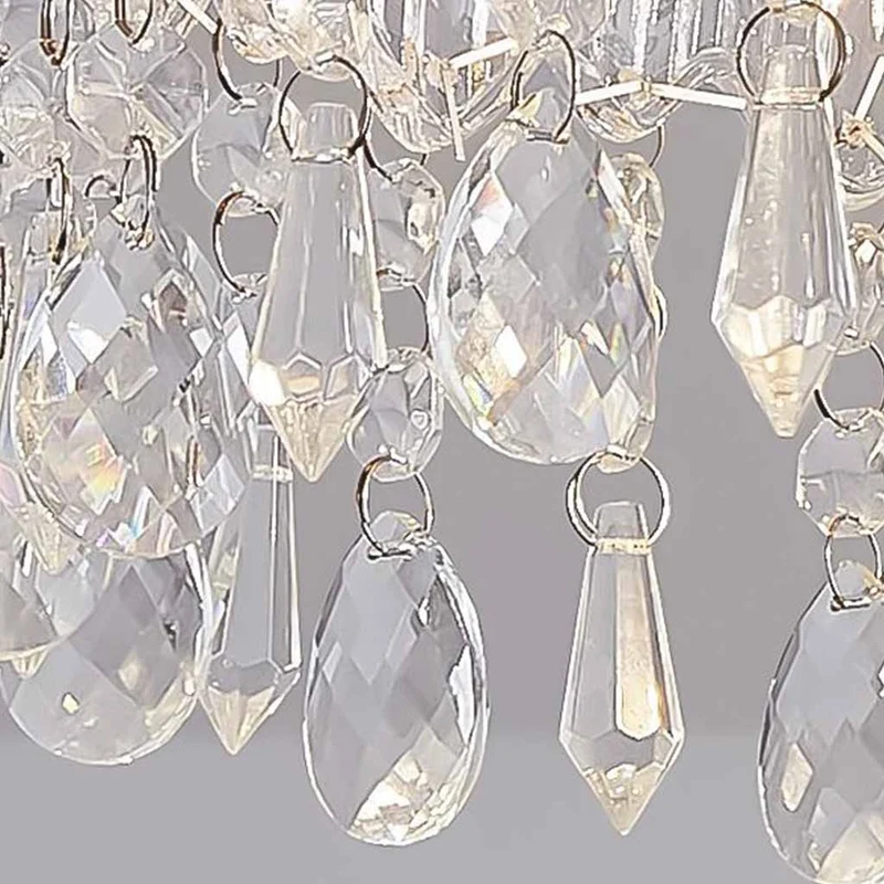 Ceiling Light Small Round Glass Water Drop for Hallway