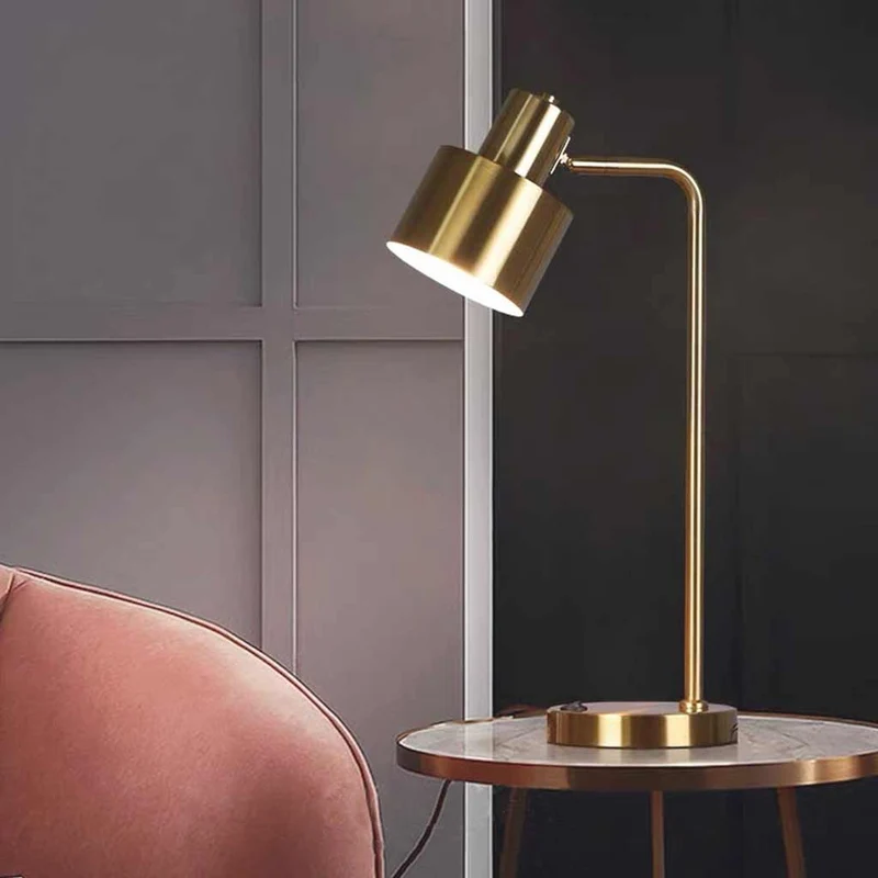Table Lamp Nordic Adjustable Eye Care with Button Switch
