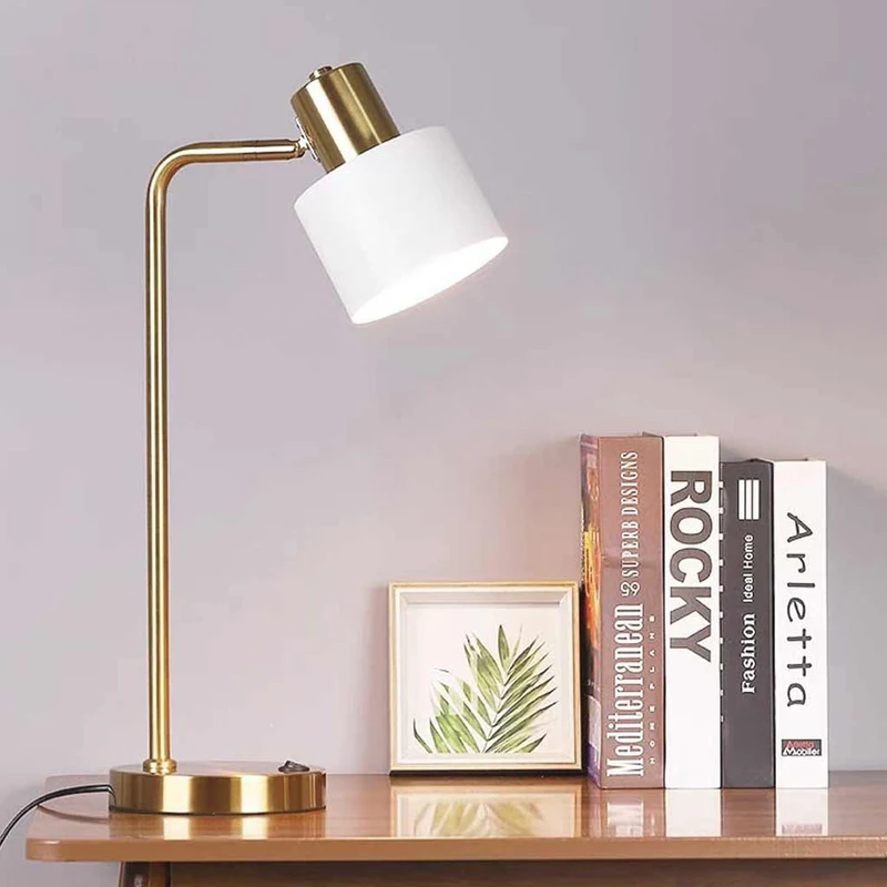 Table Lamp Nordic Adjustable Eye Care with Button Switch