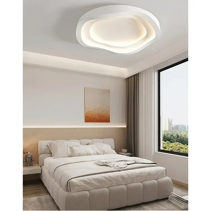 Minimalistische weiße LED-Deckenleuchte für modernes Wohnzimmer – Arionde