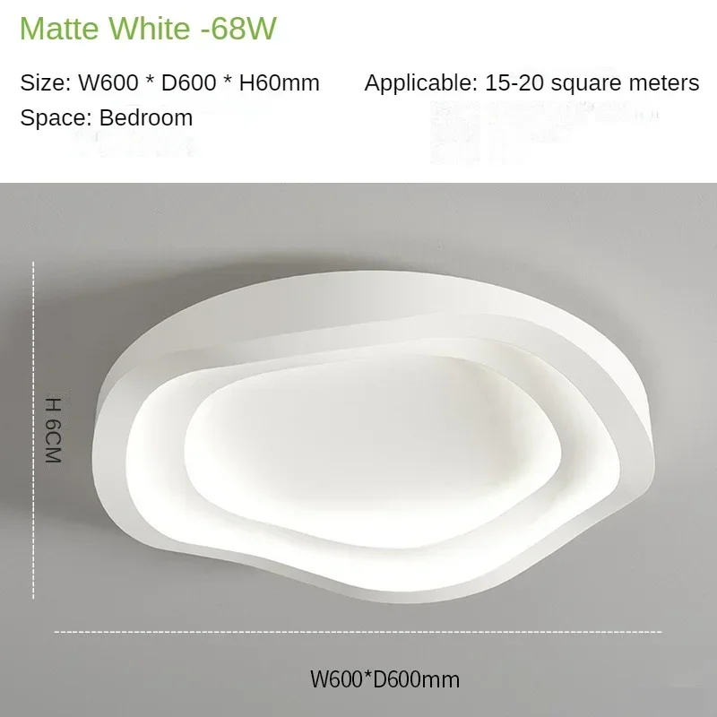 Minimalistische weiße LED-Deckenleuchte für modernes Wohnzimmer – Arionde