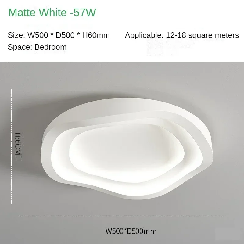 Minimalistische weiße LED-Deckenleuchte für modernes Wohnzimmer – Arionde
