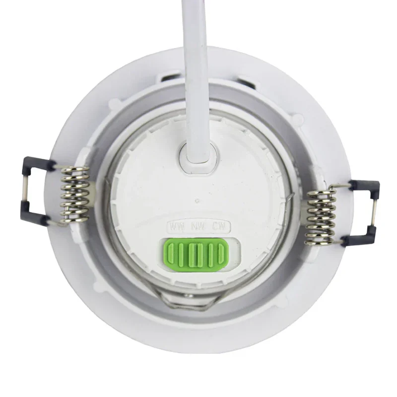 LED-Flacheinbaustrahler 6 Watt | Dimmbar | 70mm | Weiß | CCT