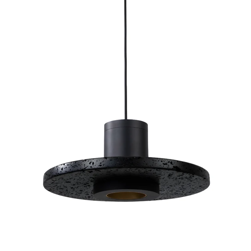 Minimalistische schwarze Hängelampe für Schlafzimmer – Noctar