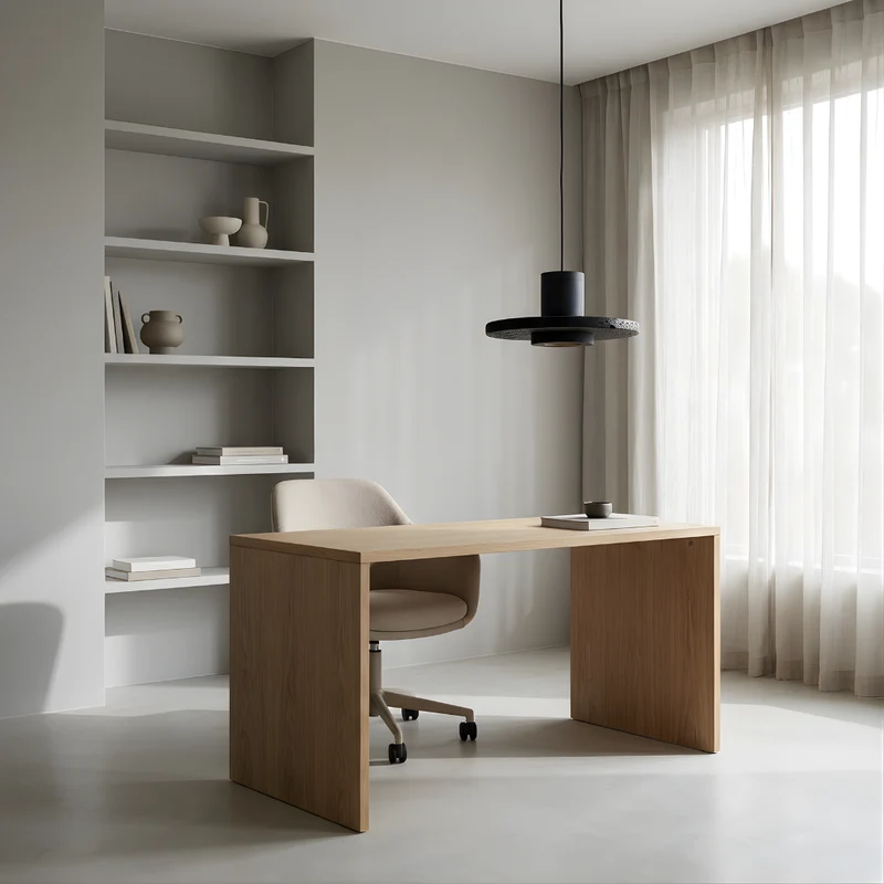 Minimalistische schwarze Hängelampe für Schlafzimmer – Noctar