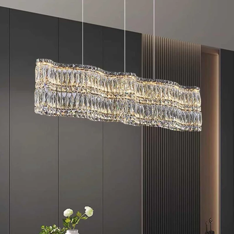 Chandelier Crystal LED Dimmable Round / Rectangle