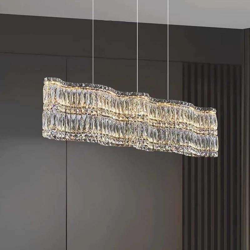 Chandelier Crystal LED Dimmable Round / Rectangle
