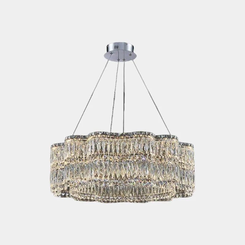 Chandelier Crystal LED Dimmable Round / Rectangle