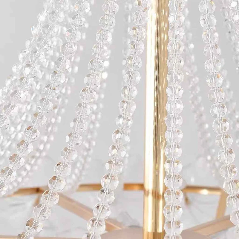 Chandelier French Cluster Glass Flower Petal