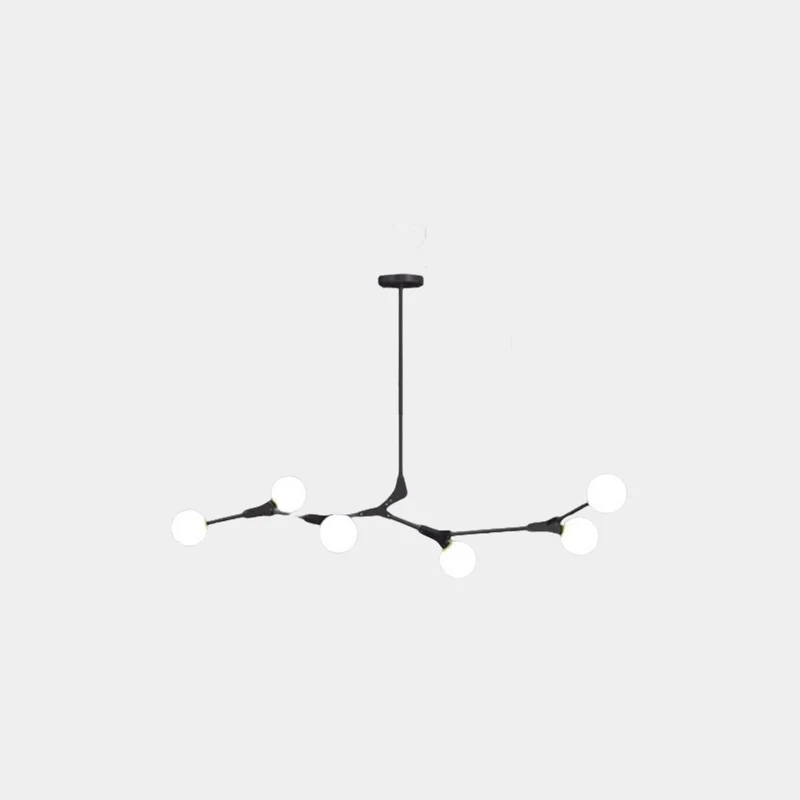 Chandelier Branch Glass Bubble Multi-Globe