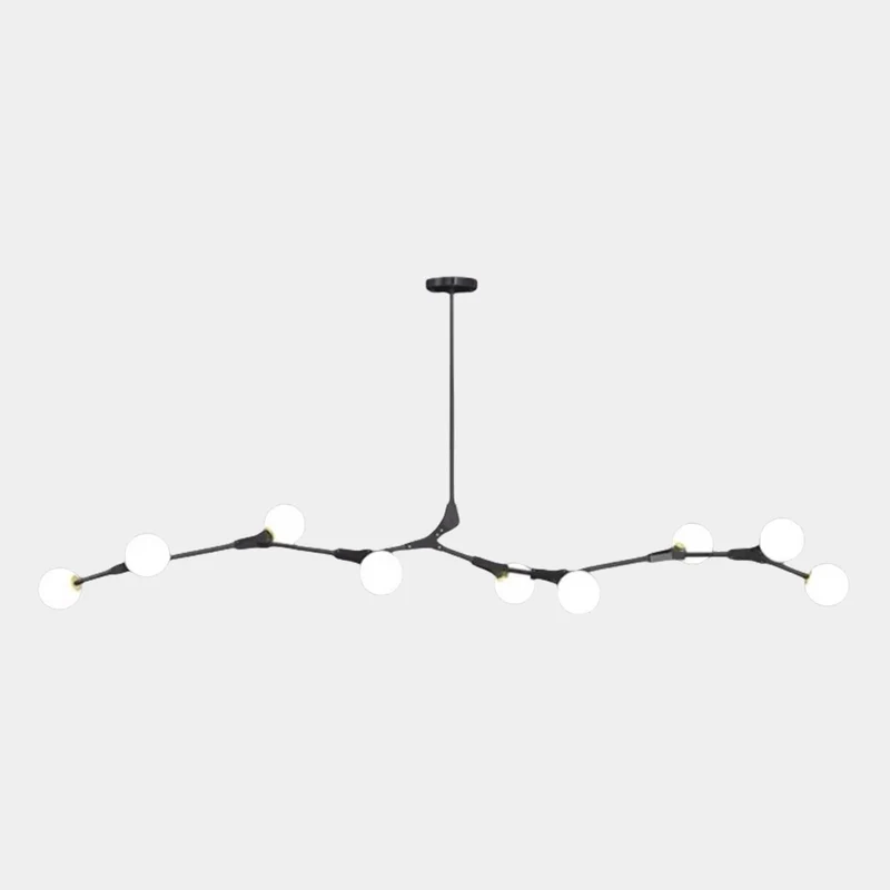Chandelier Branch Glass Bubble Multi-Globe