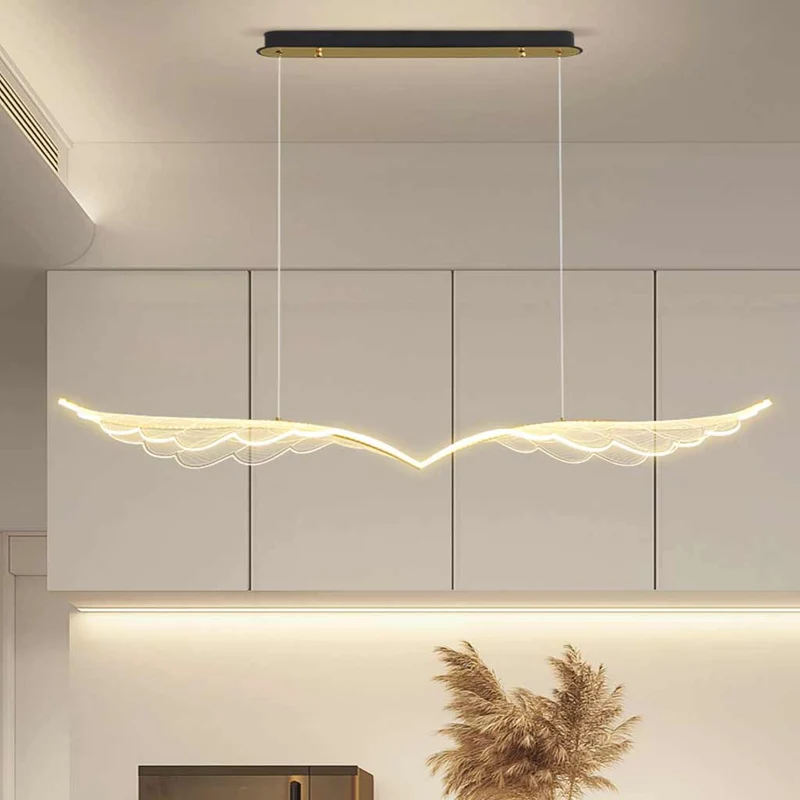 Pendant Light Angel Wings Dimmable LED with Acrylic Shade