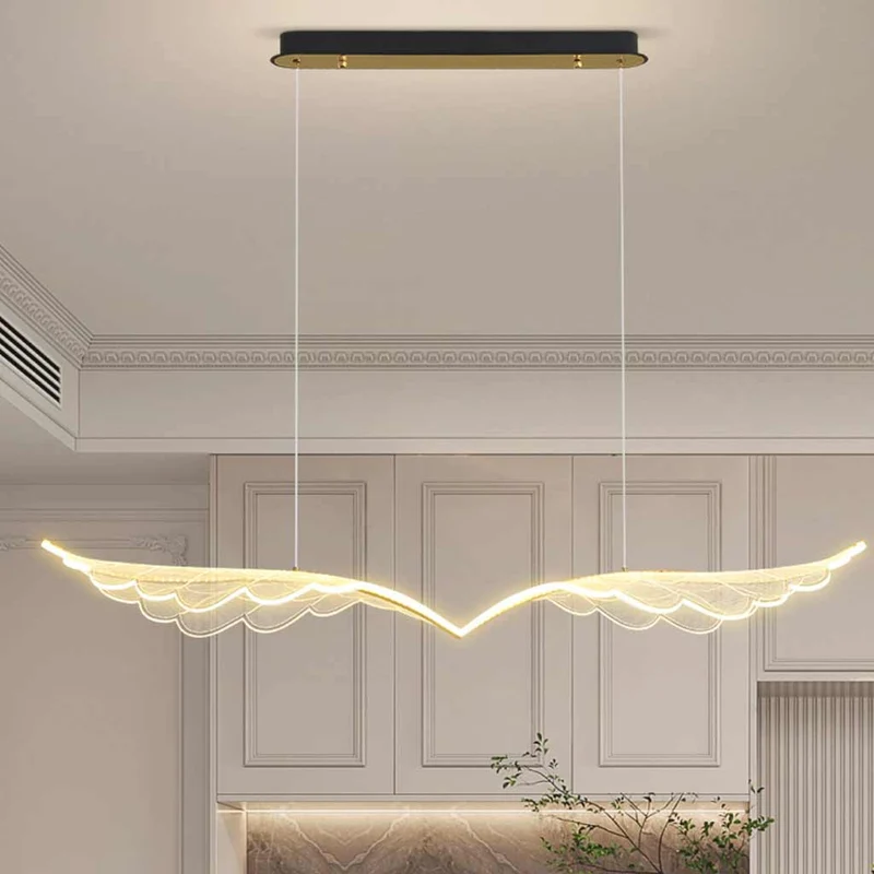 Pendant Light Angel Wings Dimmable LED with Acrylic Shade