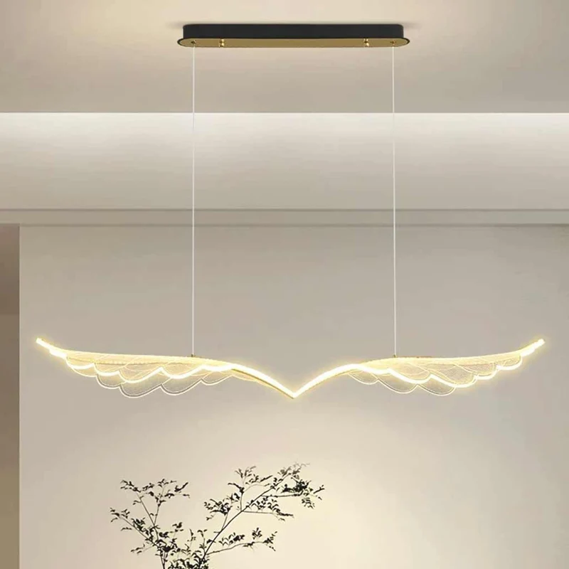Pendant Light Angel Wings Dimmable LED with Acrylic Shade