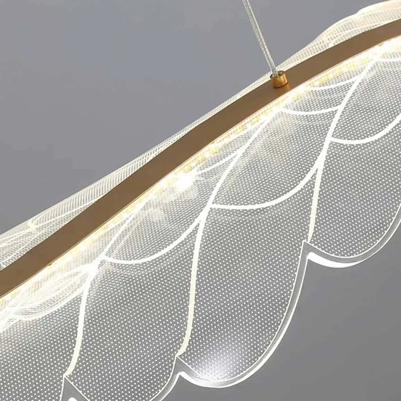 Pendant Light Angel Wings Dimmable LED with Acrylic Shade