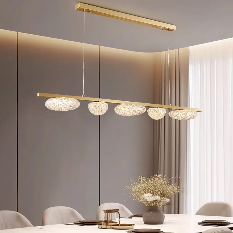 Moderne Eisen-Hängeleuchte für Esszimmer – Solistra