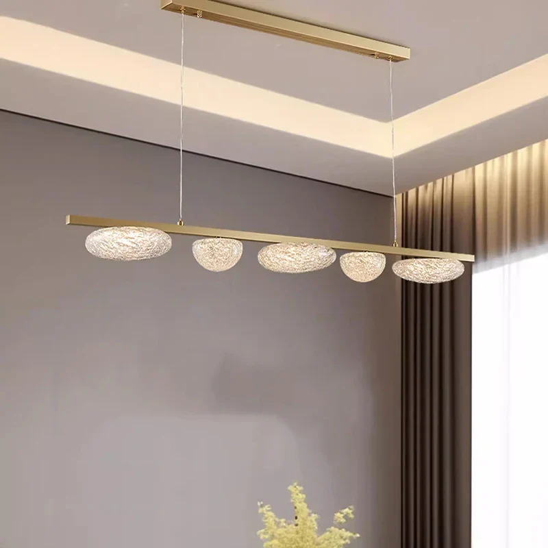 Moderne Eisen-Hängeleuchte für Esszimmer – Solistra