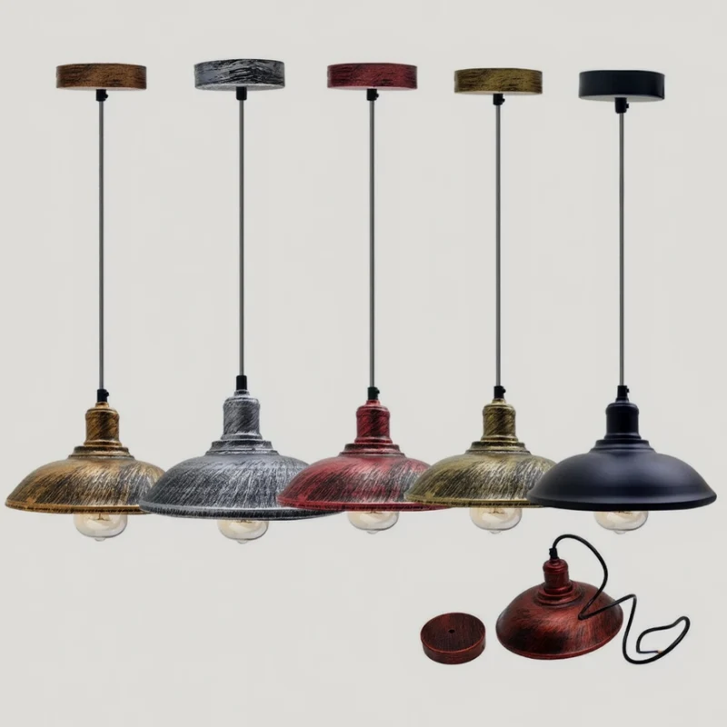 LEDSONE Industrial Pendelleuchte 24cm Höhenverstellbar ~3791