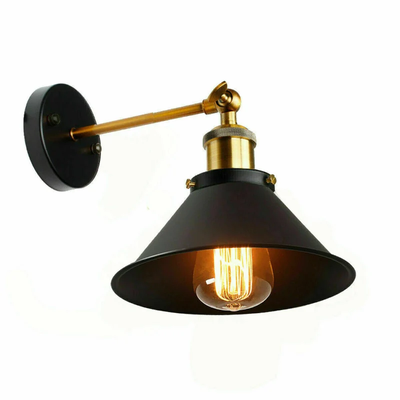 LEDSONE Vintage Wandleuchte Industrial Metall E27 Innen ~3829
