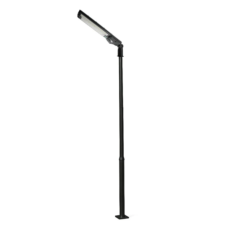 Solar-Lichtmast | 400 cm | Solarbetrieben | Bewegungsmelder | 6000 K – Tageslichtweiß