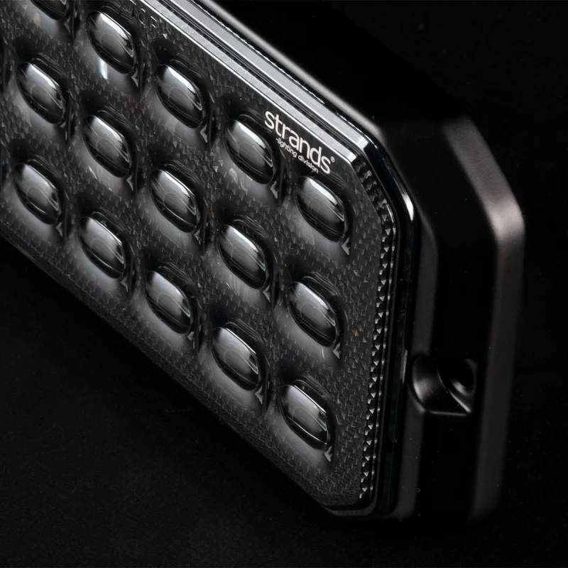 Strands Dark Knight Duo Stroboskop-Warnleuchte mit 18 LEDs / Gelb & Weiß