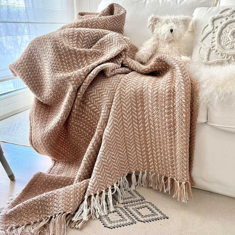 Waschbare Wohndecke CREMA 180X130