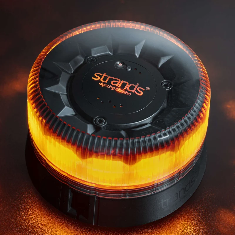Strands Black Raven Pharos Flachfuß-Leuchtfeuer mit dunkler Linse / 108 mm
