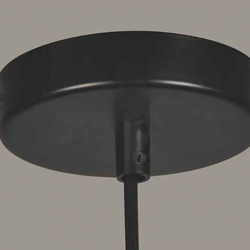 Pendant Light Industrial Geometric Black Frame