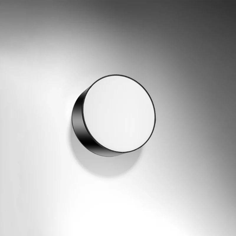 Deckenleuchte rund schwarz minimalistisches Wohnzimmer - Modell Asterion