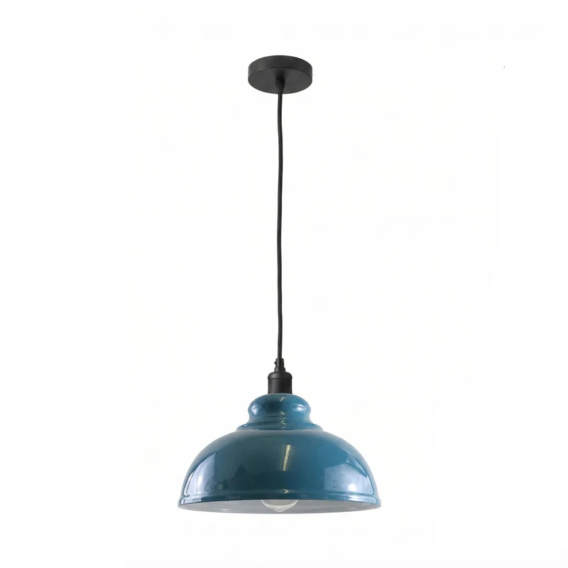 Industrie Fabrikpendelleuchte Ø 29cm Retro Hängeleuchte ~3427