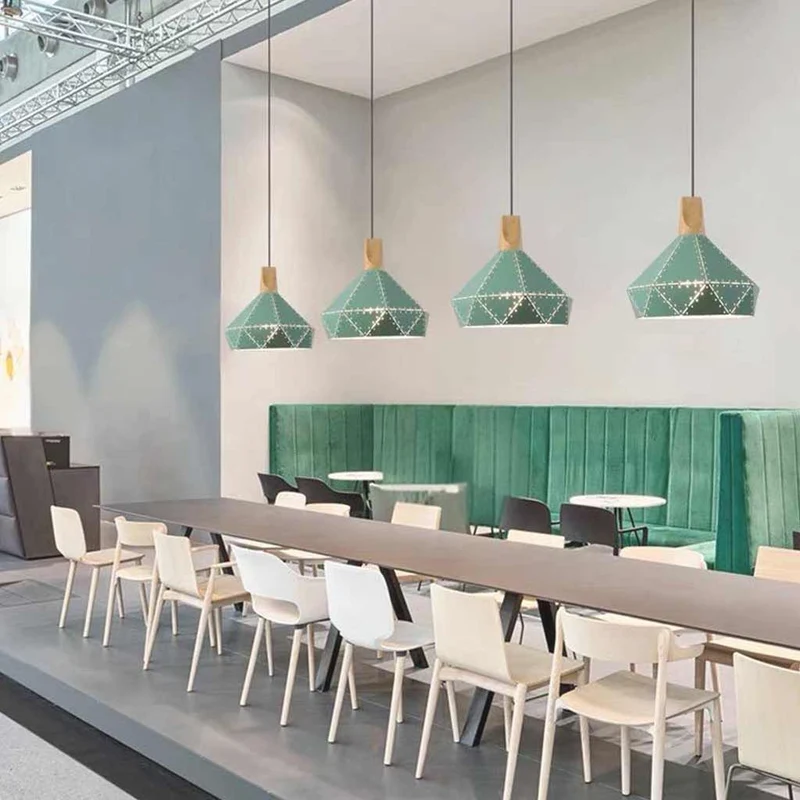 Pendant Light Nordic Commercial Macaron Green
