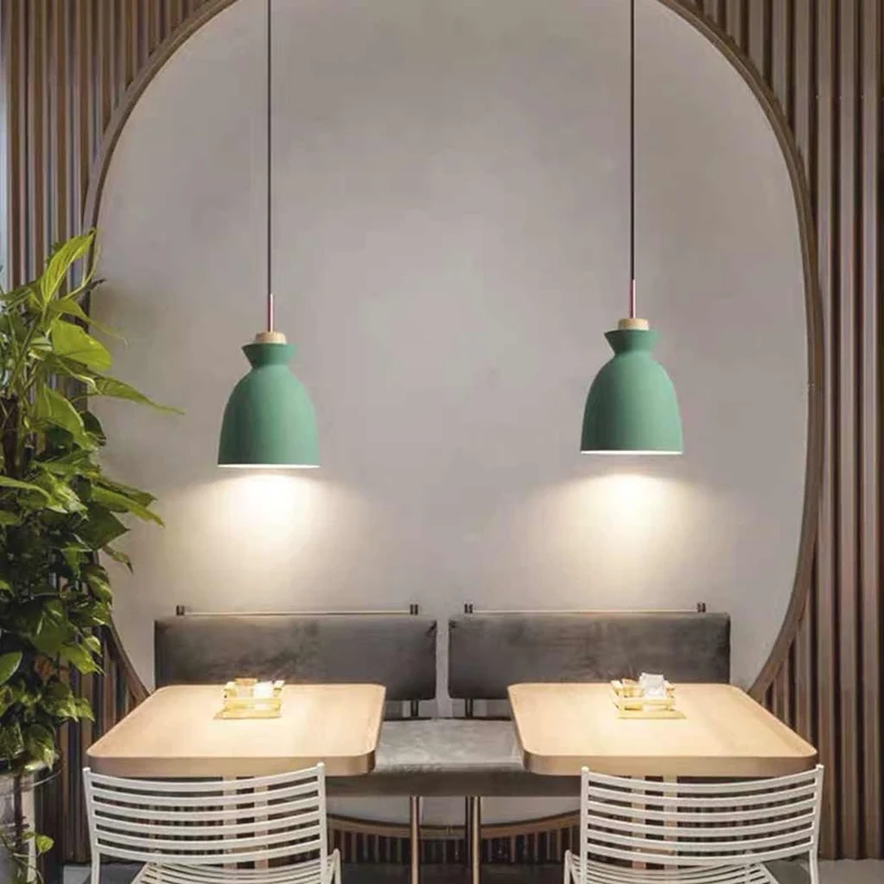 Pendant Light Nordic Commercial Macaron Green