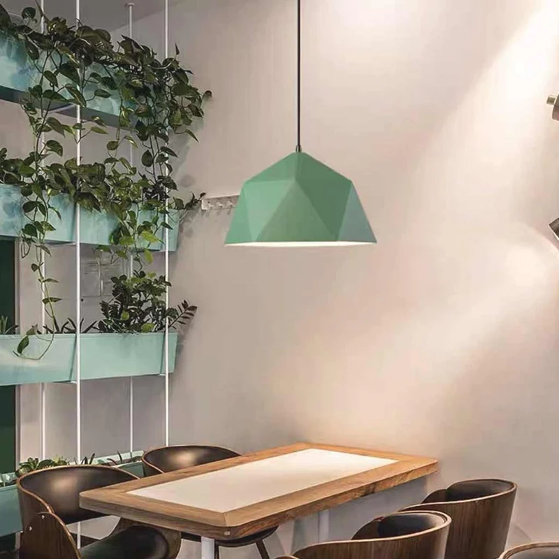 Pendant Light Nordic Commercial Macaron Green