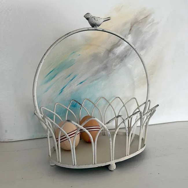 Küchendeko Korb Shabby | 2 Größen