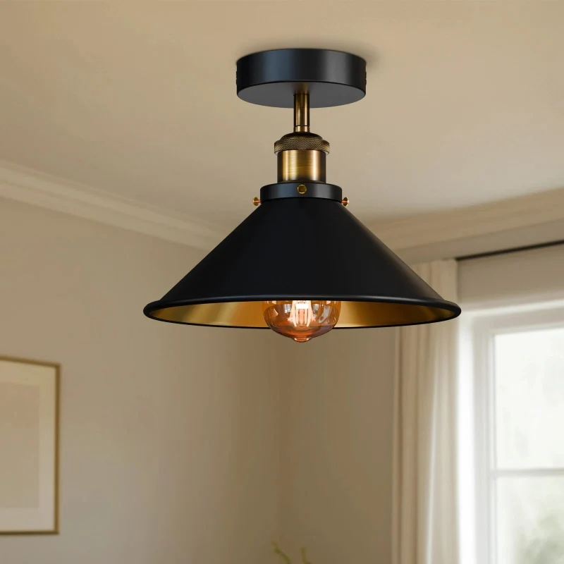 LEDSONE Vintage Deckenleuchte 22cm Deckenlampe ~3779