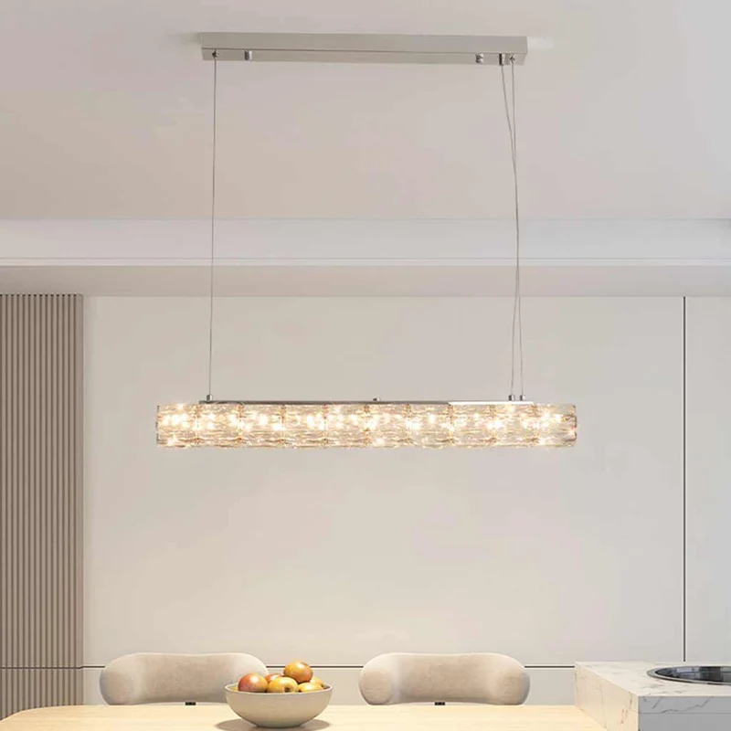 Pendant Light Modern Dining Linear Crystal LED