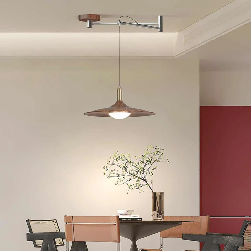 Pendant Light Adjustable Swing Arm Flying Saucer LED