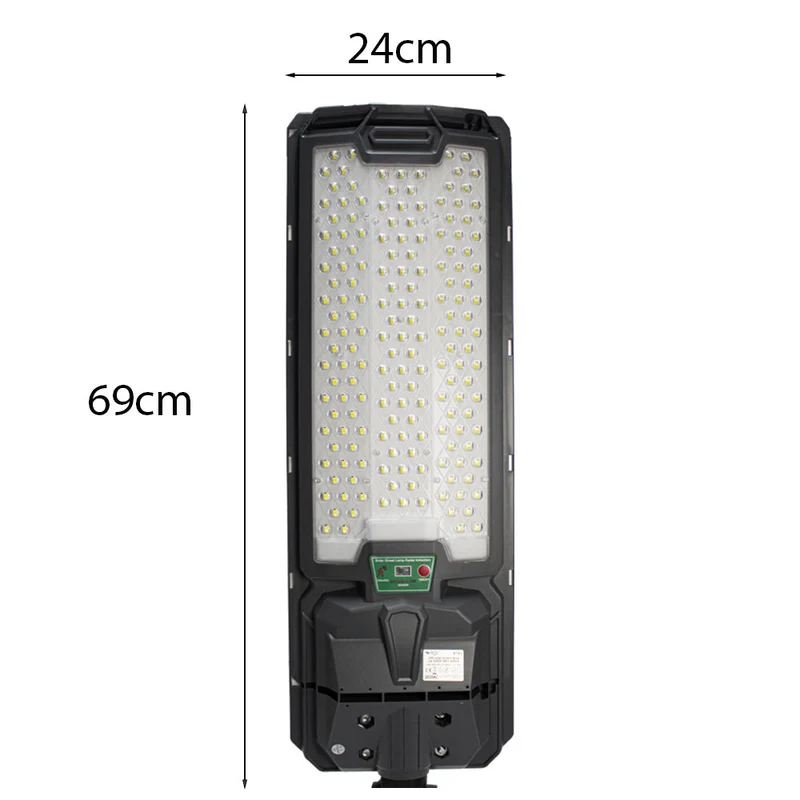 Solar-Lichtmast | 500 cm | Solarbetrieben | Bewegungsmelder | 6000 K – Tageslichtweiß