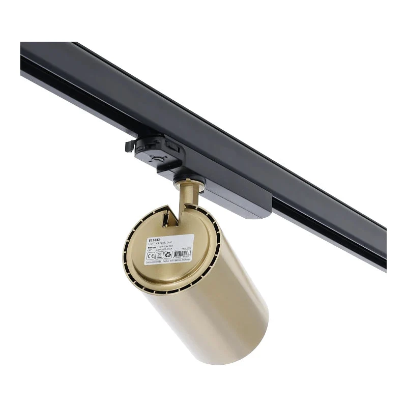 3-Phasen-Schienenstrahler | Rosalin | 10 W – 20 W – 30 W | Messing | Dimmbar | Farbtemperaturschalter
