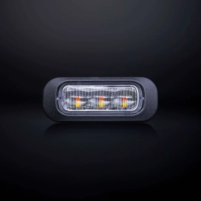 Strands Dark Knight Amber Stroboskoplampe mit klarer Linse