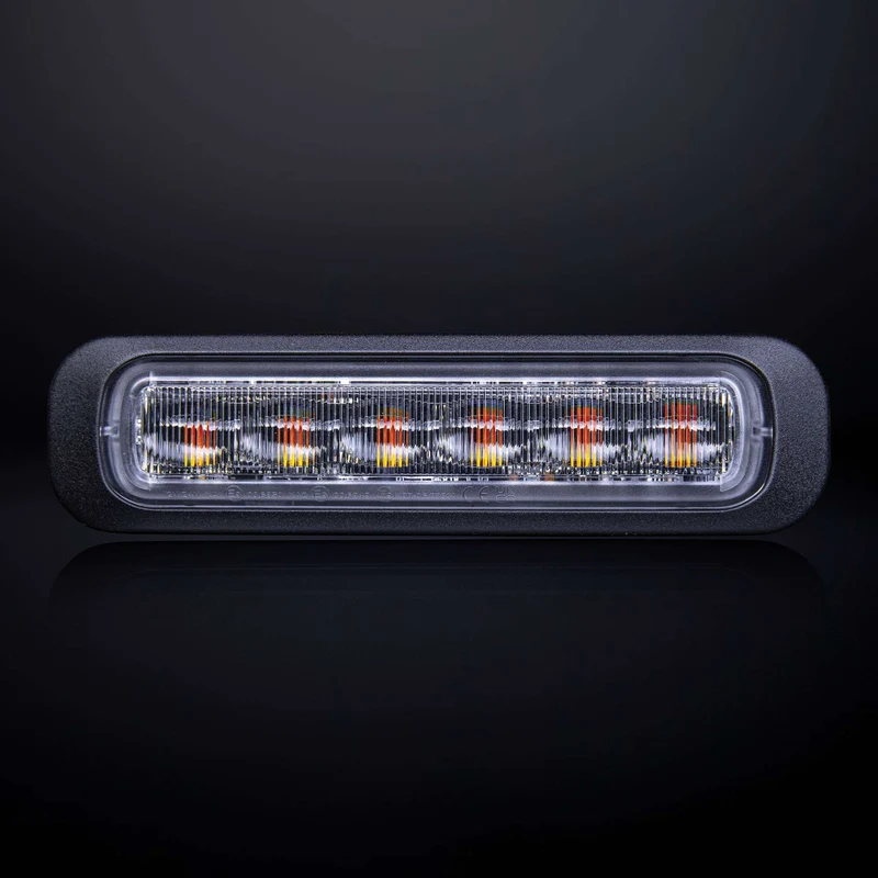 Strands Dark Knight Amber Stroboskoplampe mit klarer Linse