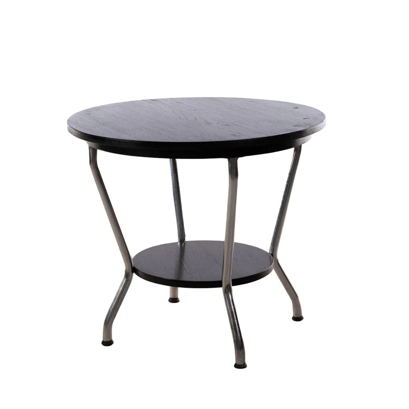 1930er Bauhaus Beistelltisch, Stahlrohr verchromt